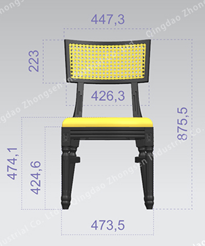 HR-PP7015 PP Resin Franklin Chair