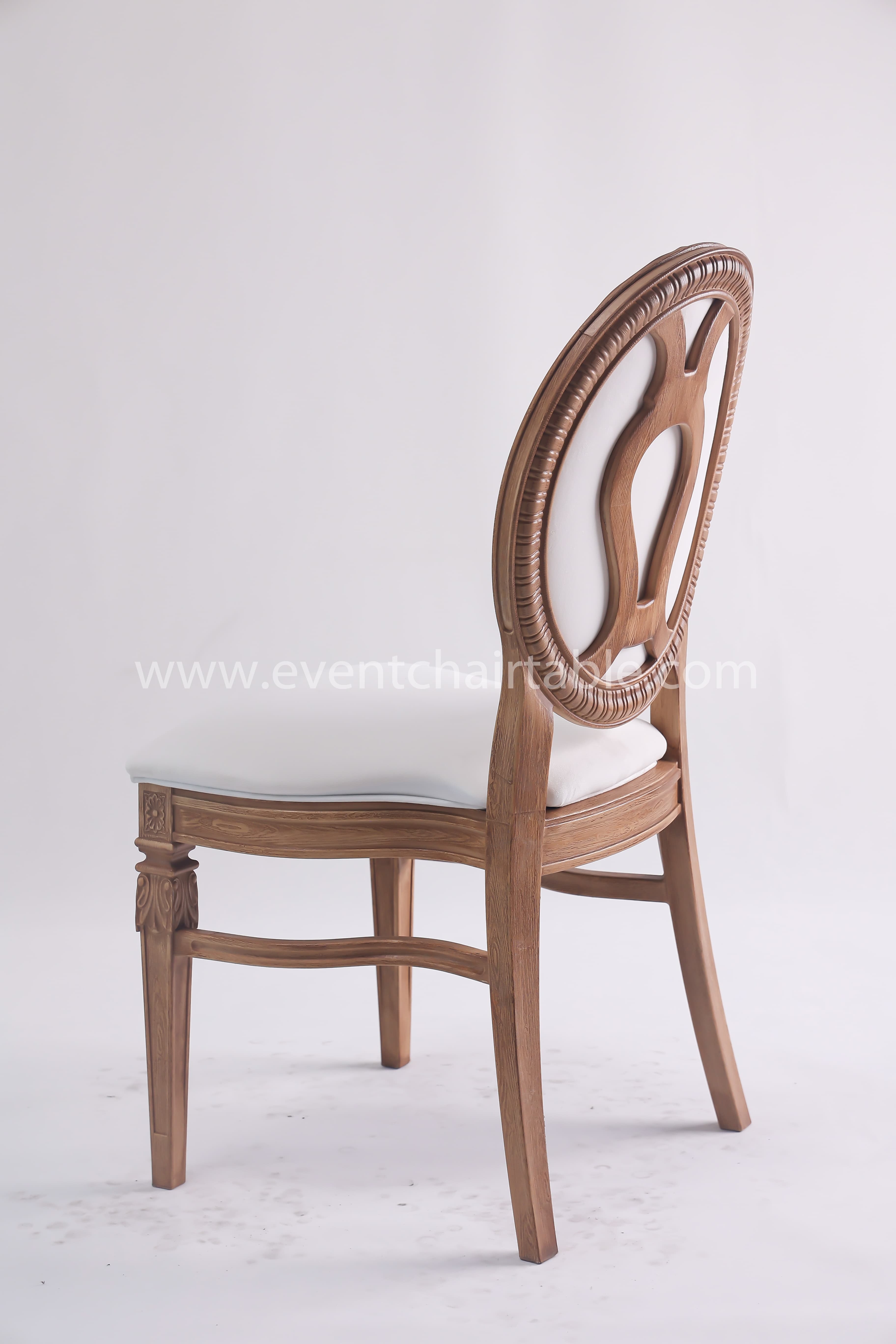 PLASTIC AURELIA CHAIR WOODEN LOOK