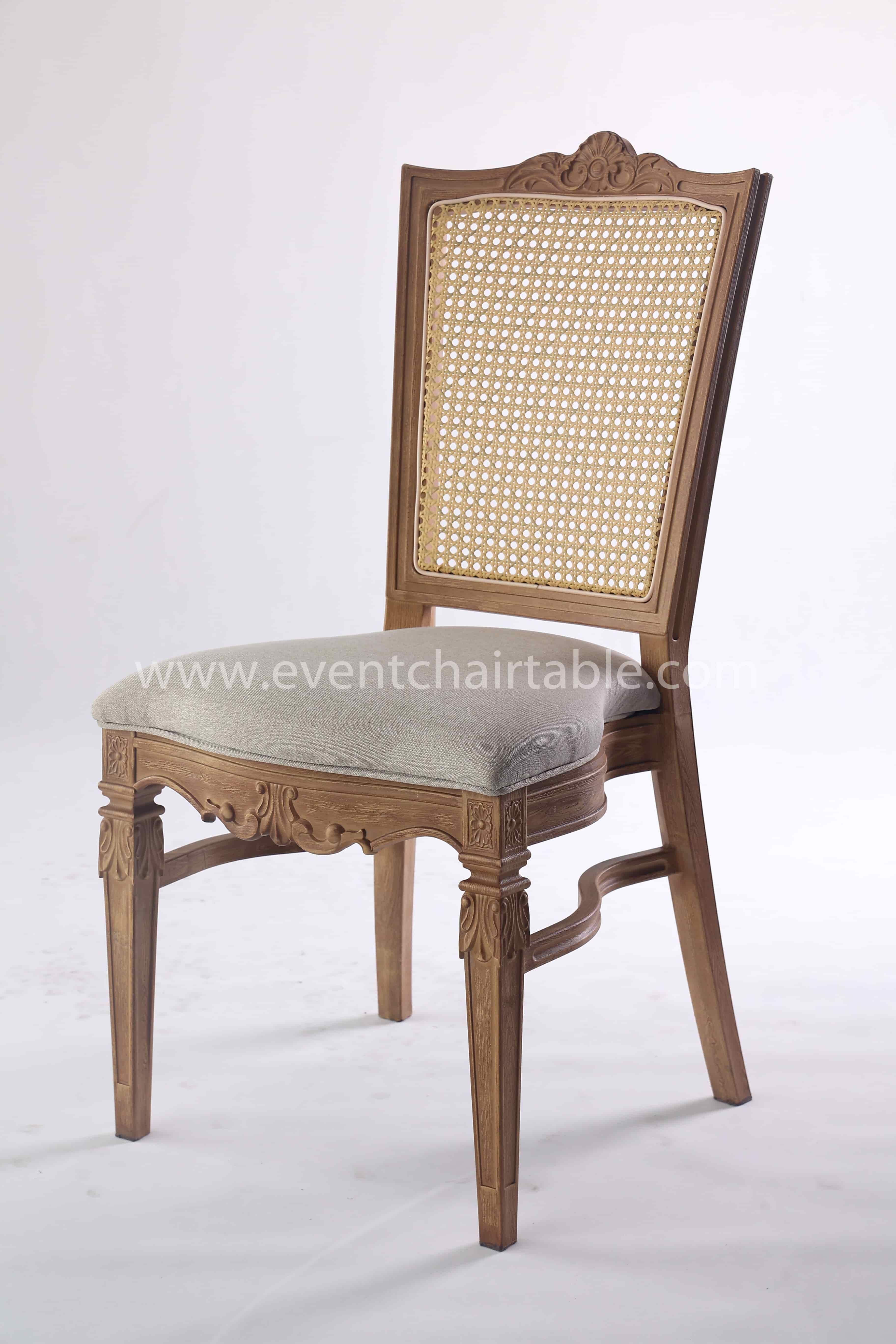 PLASTIC EMILY CHAIR WOODEN LOOK