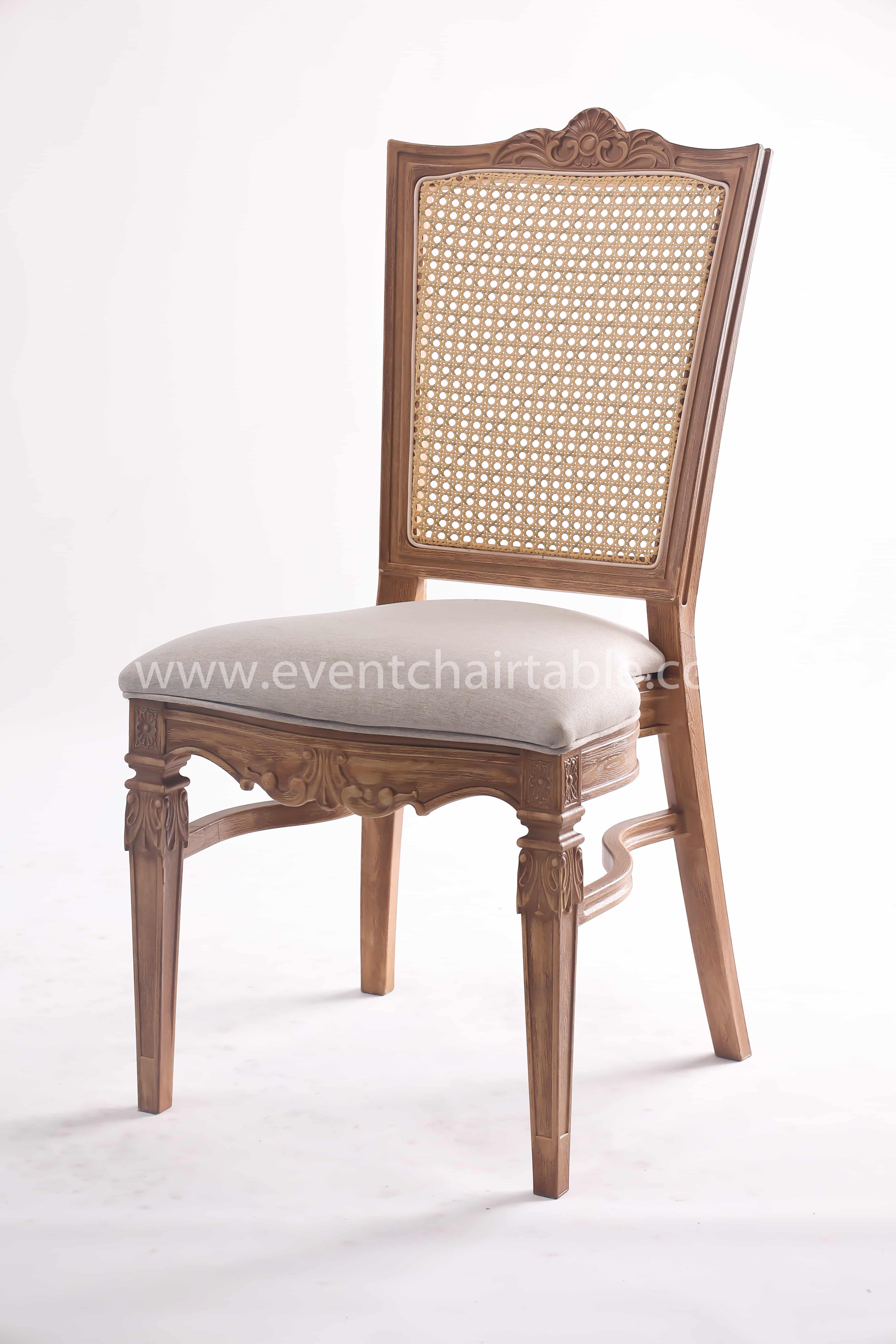 PLASTIC EMILY CHAIR WOODEN LOOK