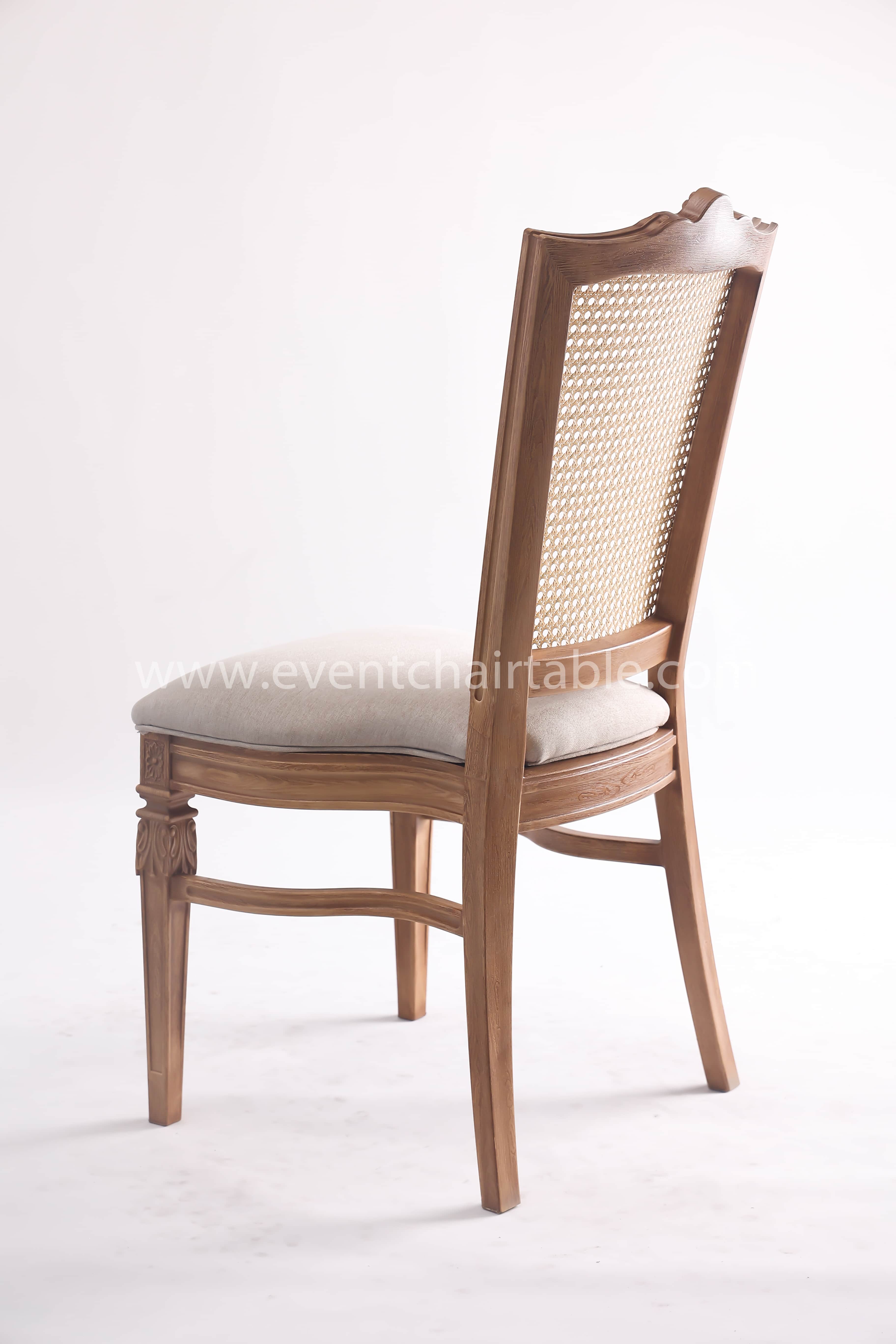 PLASTIC EMILY CHAIR WOODEN LOOK