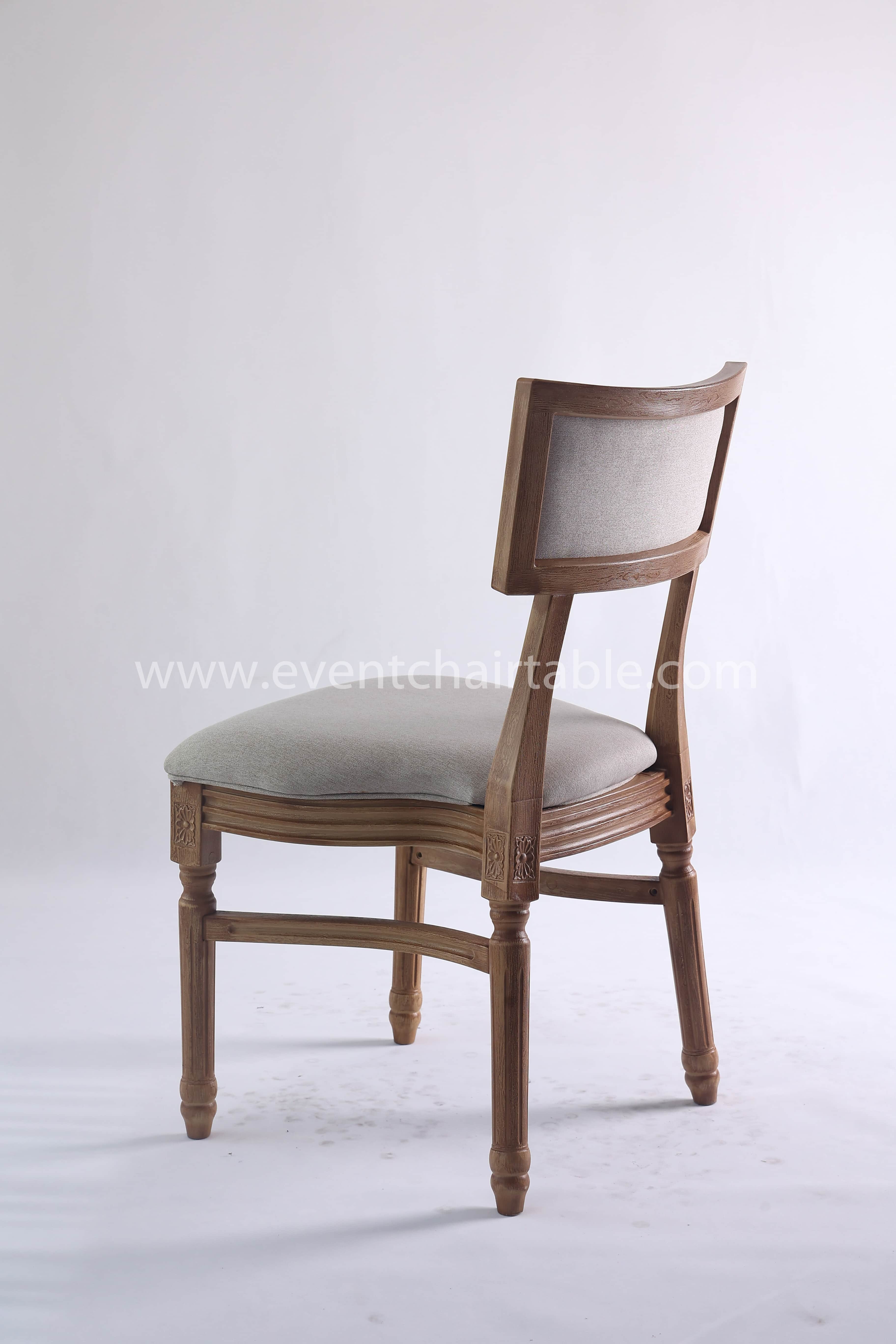PLASTIC FRANKLIN CHAIR WOODEN LOOK