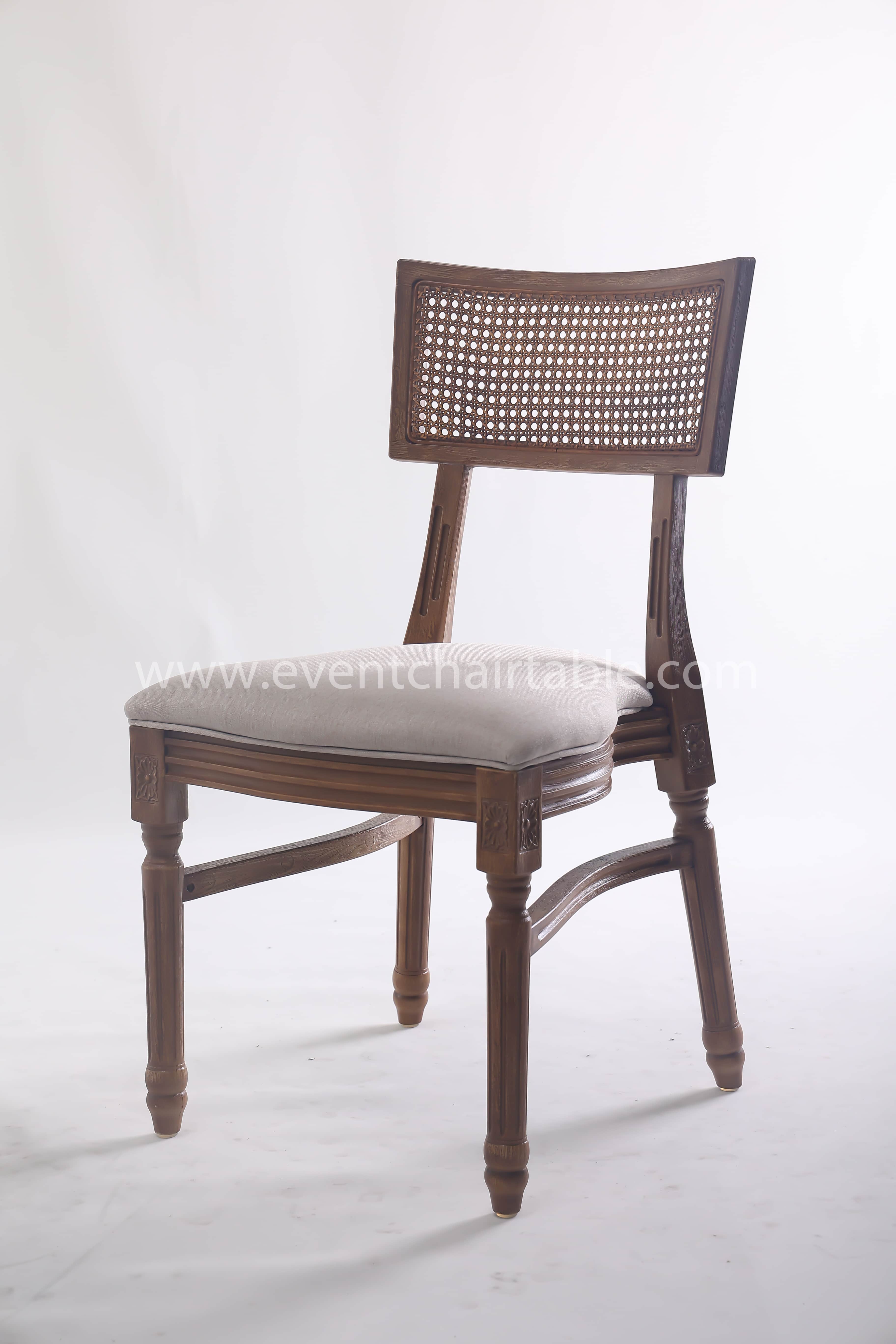 PLASTIC FRANKLIN CHAIR WOODEN LOOK