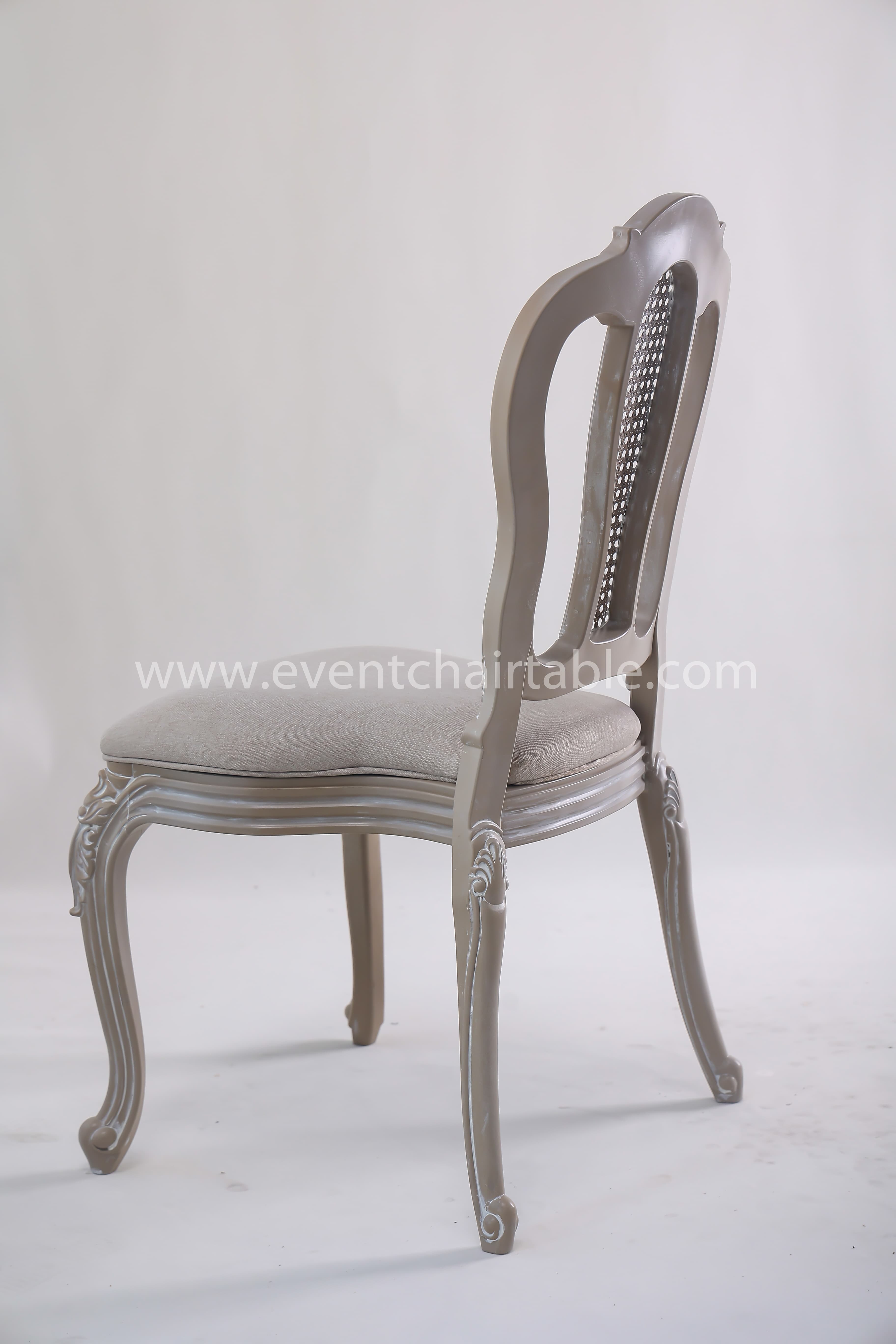 PLASTIC LISETTE CHAIR WOODEN LOOK