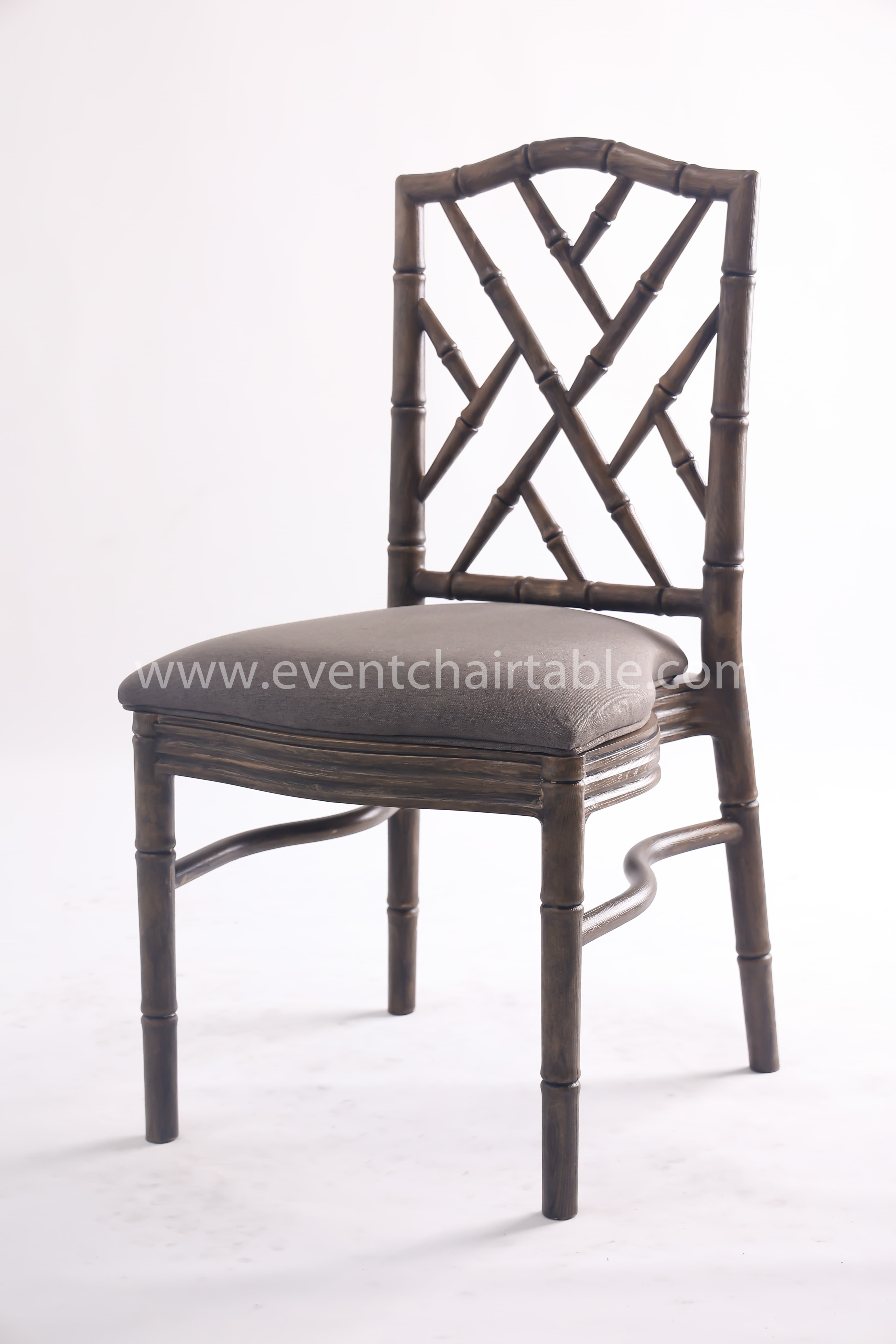 PLASTIC RITZ CHAIR WOODEN LOOK