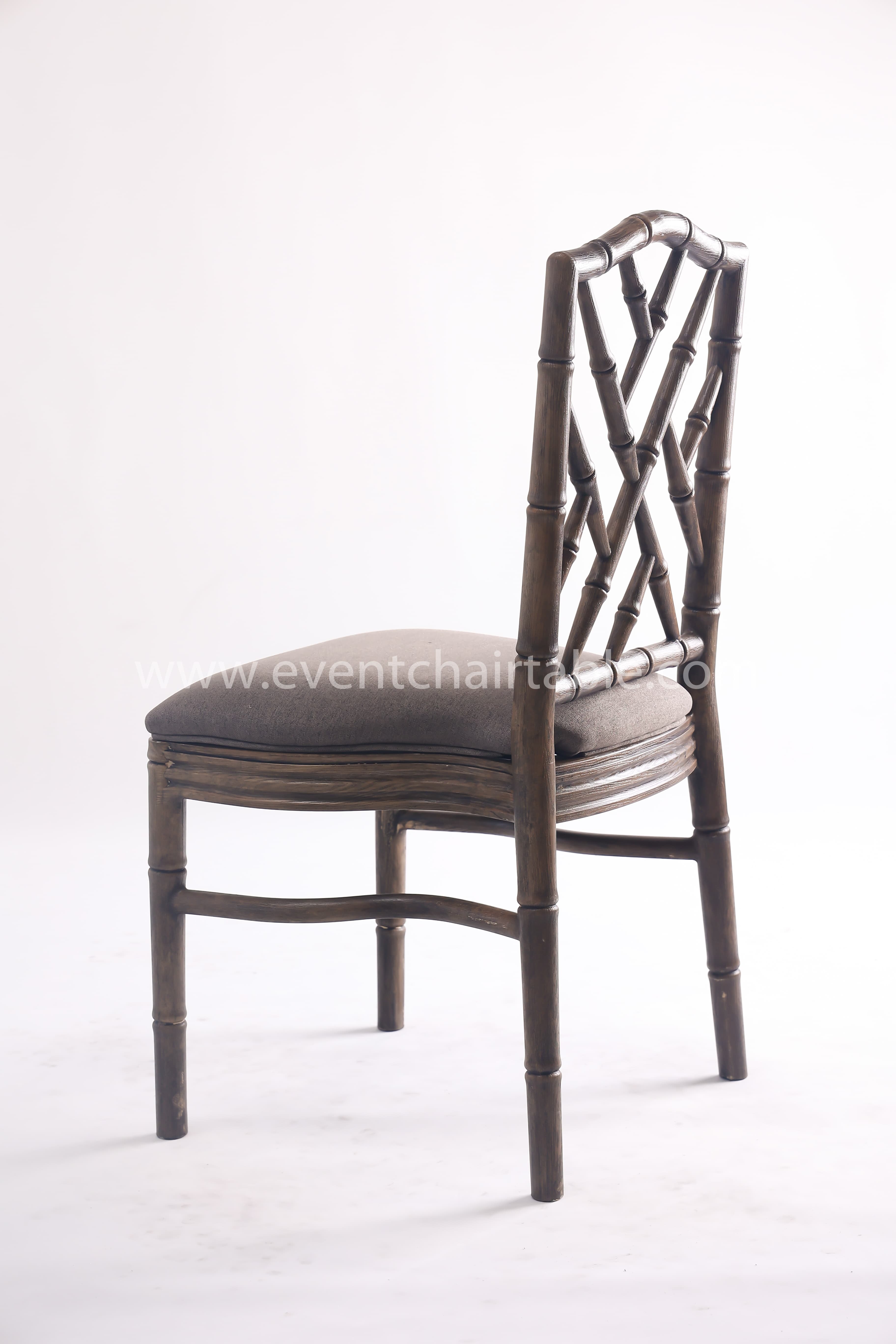 PLASTIC RITZ CHAIR WOODEN LOOK