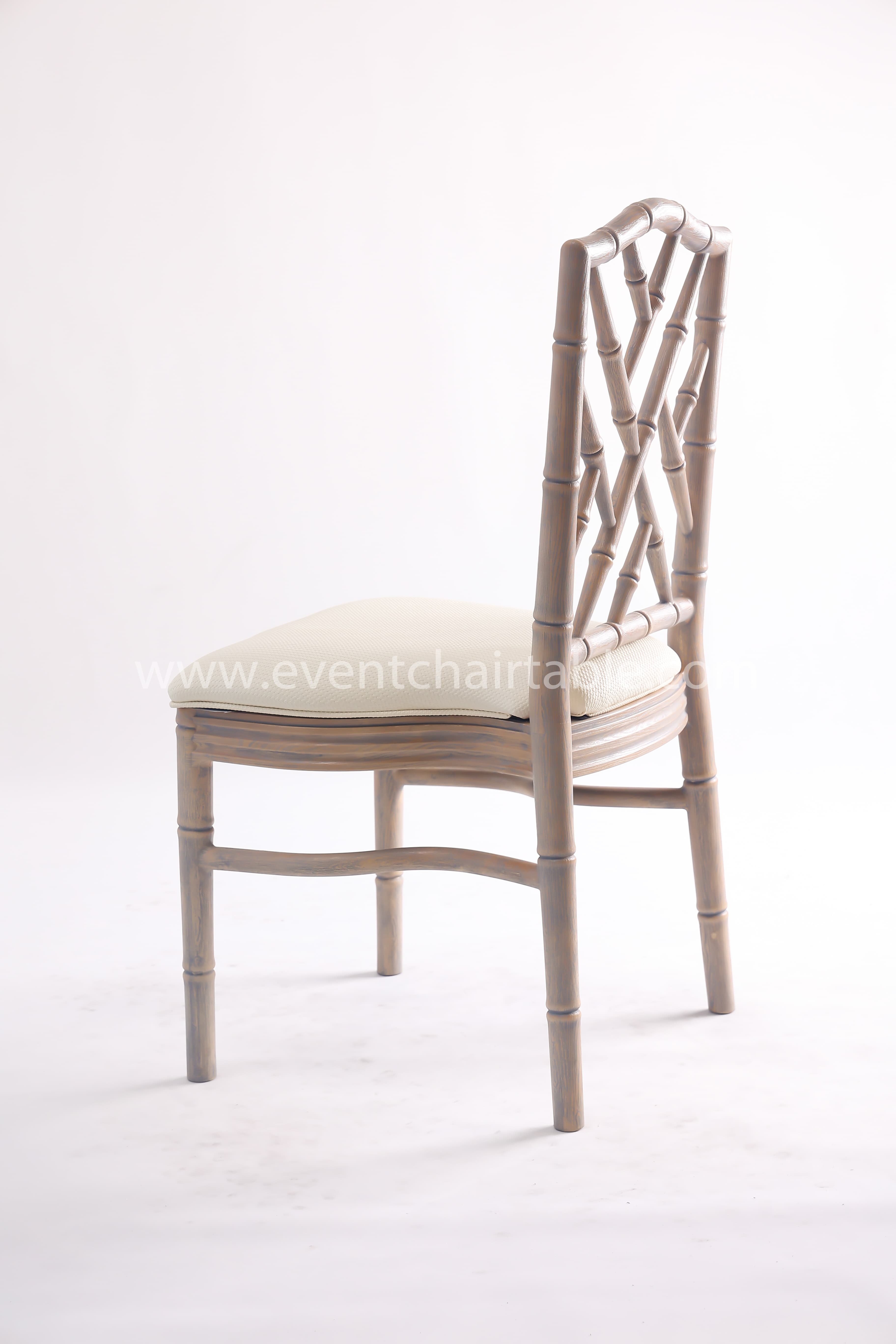 PLASTIC RITZ CHAIR WOODEN LOOK