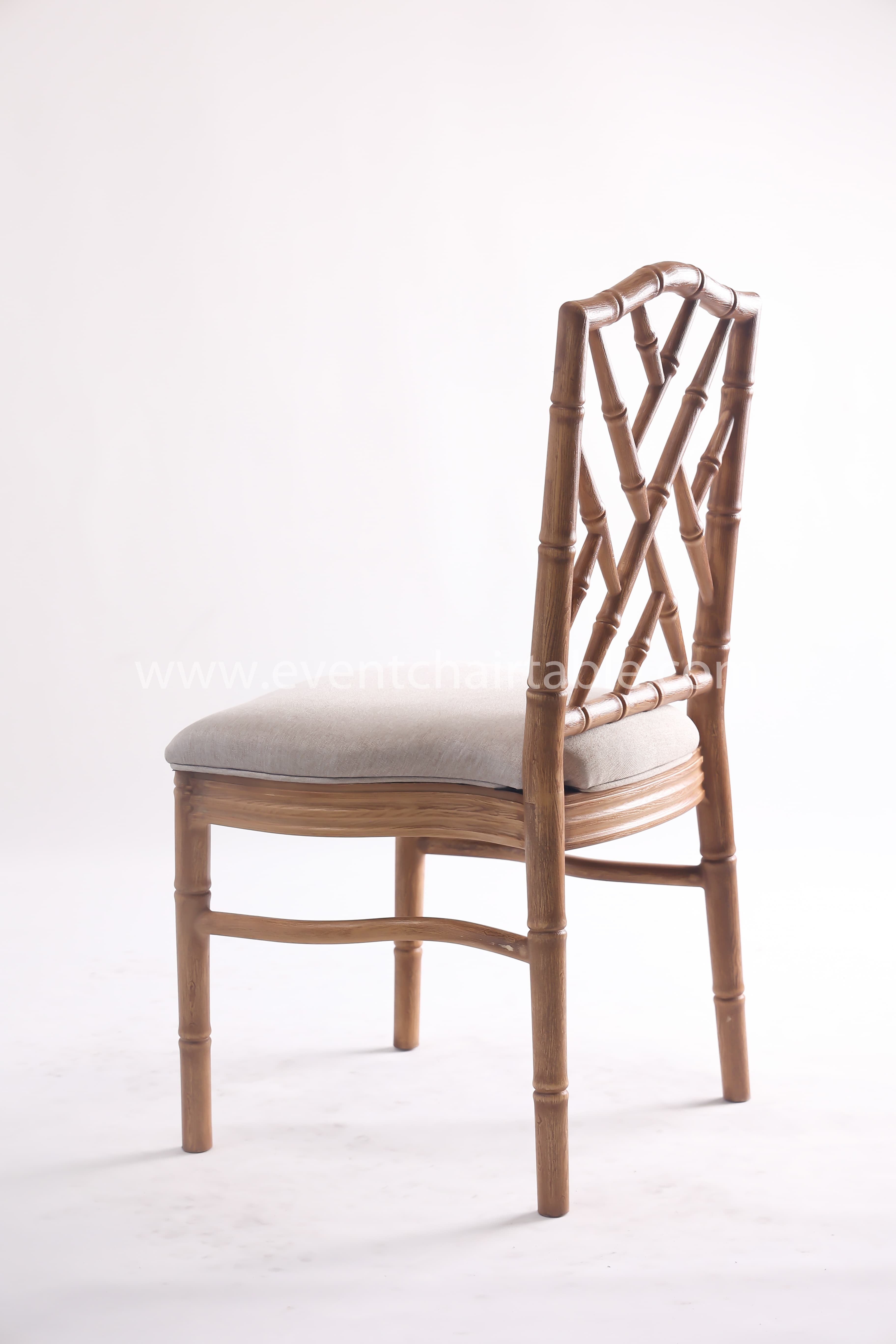 PLASTIC RITZ CHAIR WOODEN LOOK