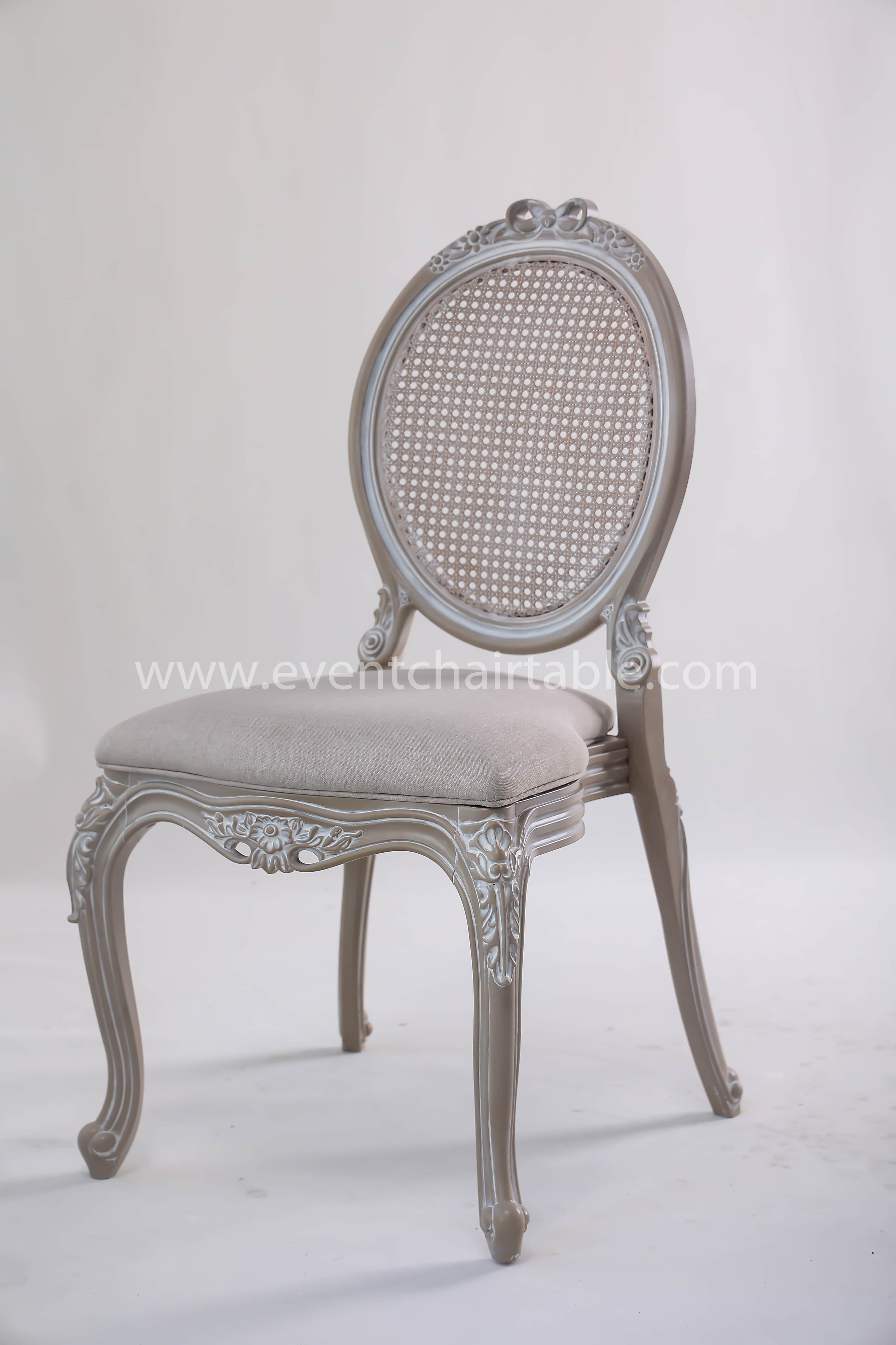 PLASTIC YVETTE CHAIR WOODEN LOOK