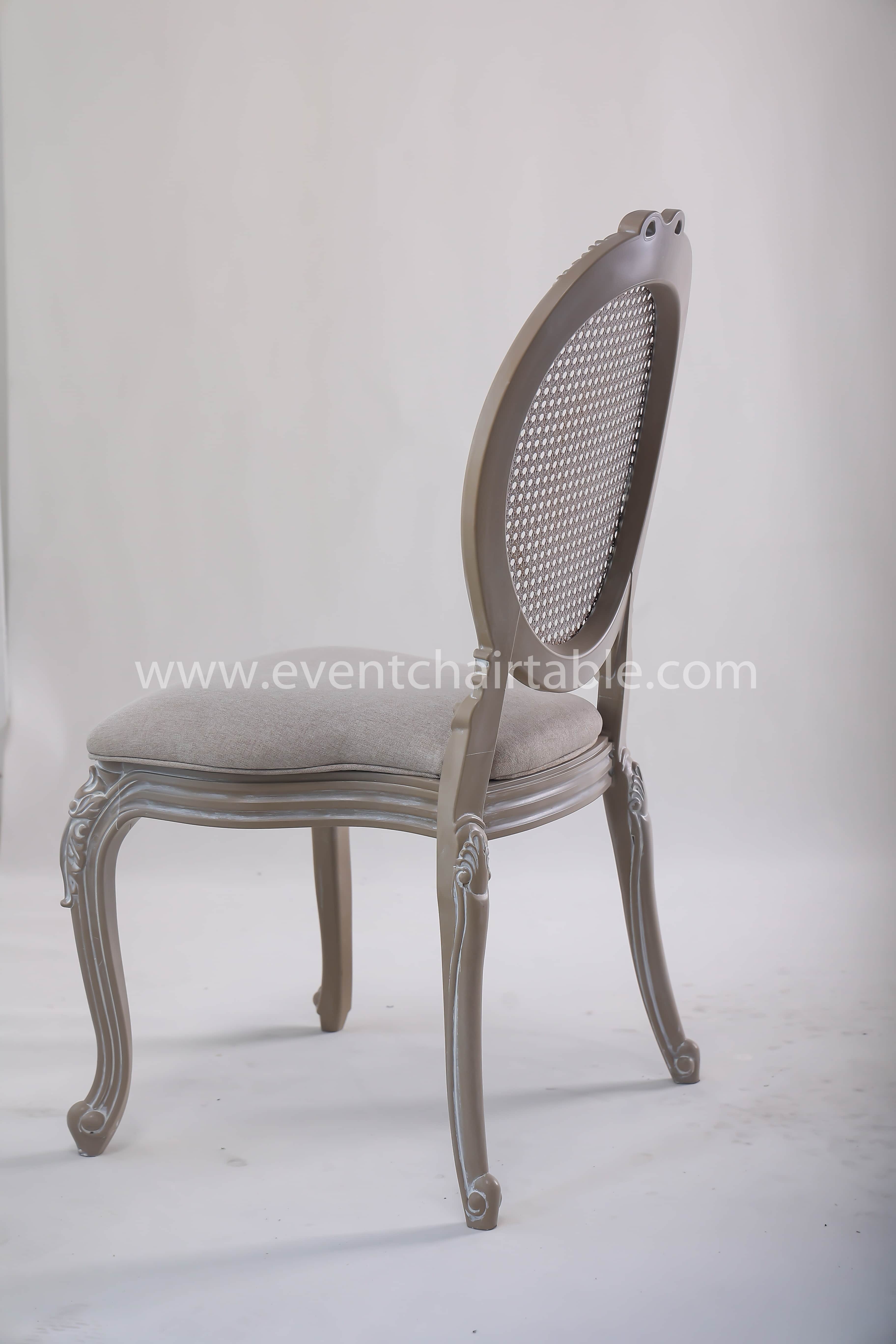 PLASTIC YVETTE CHAIR WOODEN LOOK